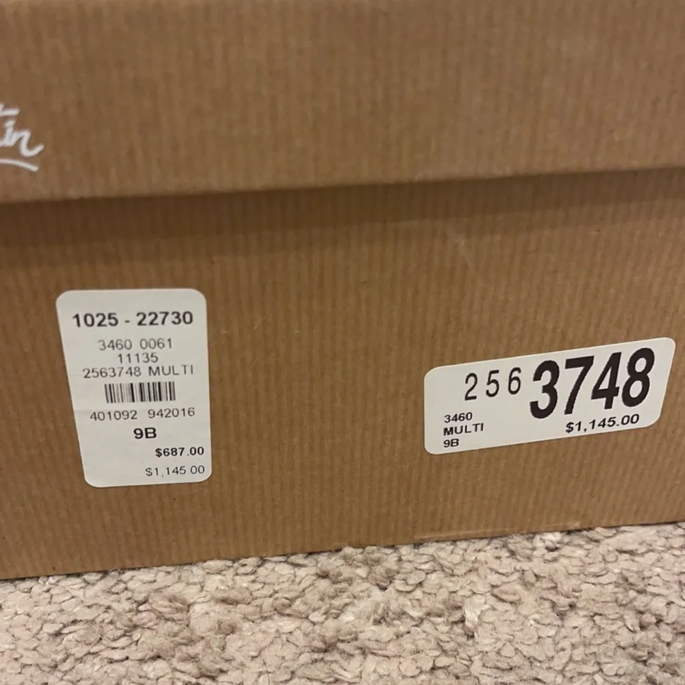 Color block Christian louboutins, worn twice! I’m very good condition. - Picture 7 of 12